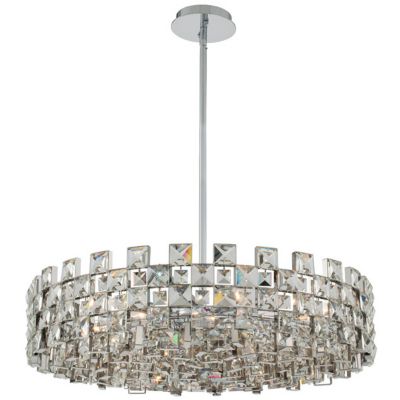 Allegri by Kalco Lighting Piazze Chandelier - Color: Silver - Size: 29 -