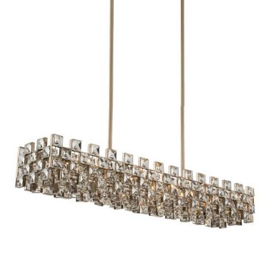 Allegri by Kalco Lighting Piazze Linear Chandelier - Color: Gold - Size: 8 