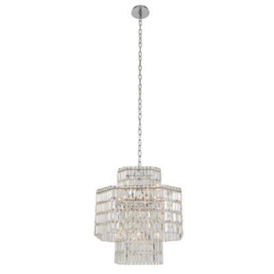 Allegri by Kalco Lighting Livelli Chandelier - Color: Clear - Size: 22 -