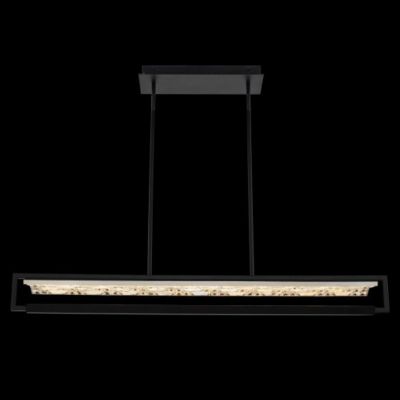 Allegri by Kalco Lighting Capuccio LED Linear Chandelier - Color: Black - 