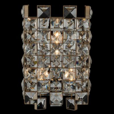 Allegri by Kalco Lighting Piazze Wall Sconce - Color: Clear - Size: 3 light