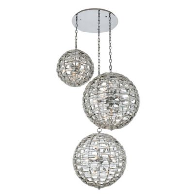 Allegri by Kalco Lighting Alta Multi-Light Pendant Light - Color: Clear - 