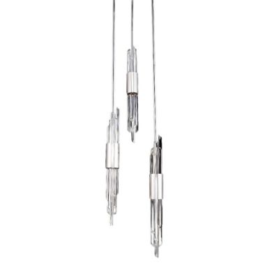 Allegri by Kalco Lighting Lucca LED Multi-Light Pendant Light - Color: Silv