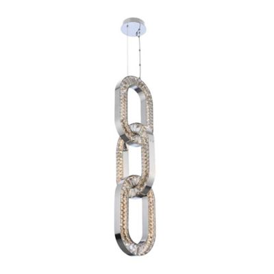 Allegri by Kalco Lighting Catena LED Foyer Pendant Light - Color: Silver - 