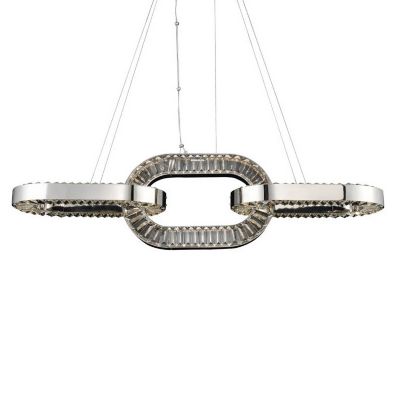 Allegri by Kalco Lighting Catena LED Linear Chandelier - Color: Silver - Si