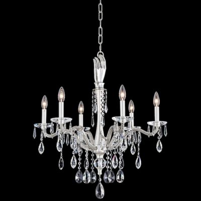 Allegri by Kalco Lighting Venere Chandelier - Color: Silver - Size: 6 light