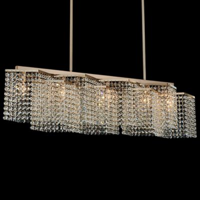 Allegri by Kalco Lighting Cometa Linear Chandelier - Color: Gold - Size: 5 