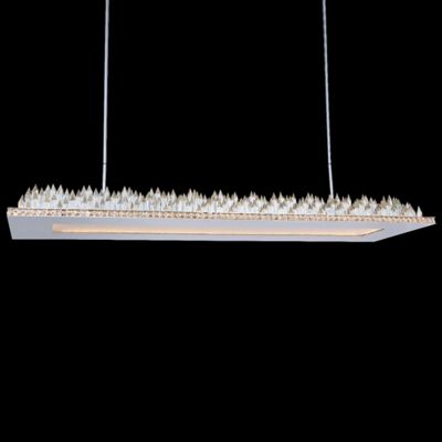 Allegri by Kalco Lighting Orizzonte LED Linear Chandelier - Color: Silver 