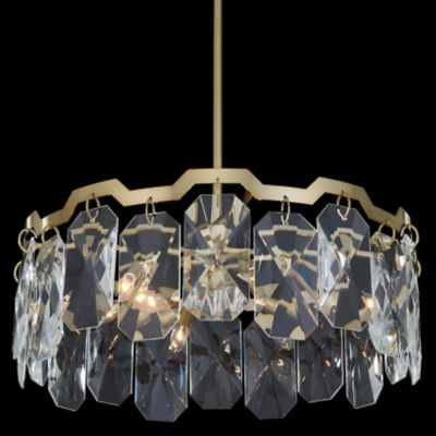 Allegri by Kalco Lighting Piatta Chandelier - Color: Brass - Size: 28 - 