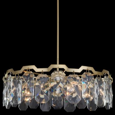 Allegri by Kalco Lighting Piatta Chandelier - Color: Brass - Size: 34 - 