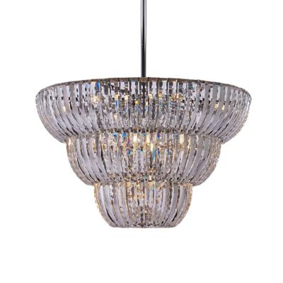 Allegri by Kalco Lighting Fontana Chandelier - Color: Silver - Size: Medium