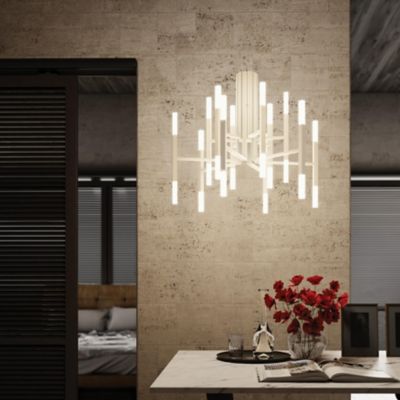 Alma Light TheLight LED Chandelier - Color: White - Size: 26.5  - 5150/1