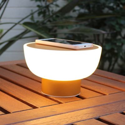 Alma Light Patio Outdoor LED Table Lamp - Color: Gold - Size: Short - 2010/