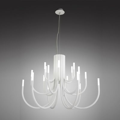 Alma Light Palm LED Chandelier - Color: White - Size: Small - 5190/121