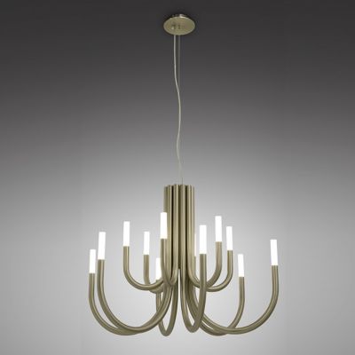 ALM1878272 Alma Light Palm LED Chandelier - Color: Silver - S sku ALM1878272