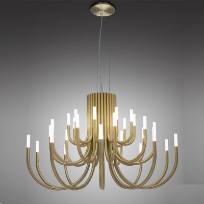 ALM1878271 Alma Light Palm LED Chandelier - Color: Gold - Siz sku ALM1878271