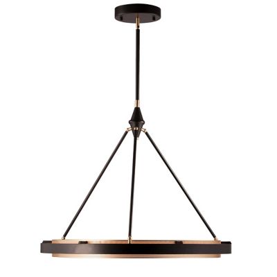 Alora Lighting Duo LED Pendant Light - Color: Black - Size: Large - PD30273