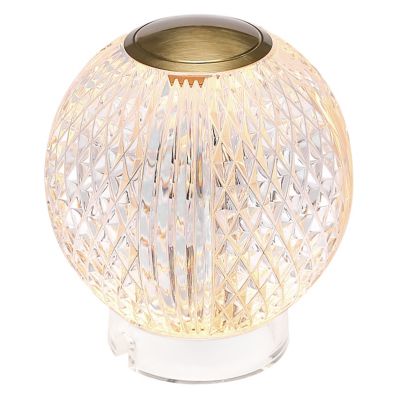 Alora Lighting Marni LED Modern Table Lamp - Color: Clear - Size: Small - T