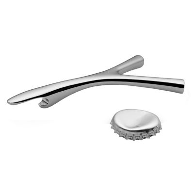 ALS698427 Alessi Virgula Divina Bottle Opener - Color: Stain sku ALS698427