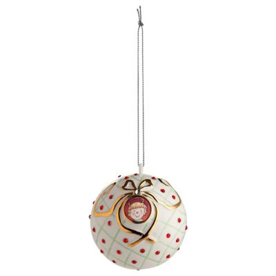 ALS737327 Alessi San Bambino Ornament - Color: White - MJ16  sku ALS737327