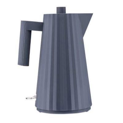 ALS2106559 Alessi Plisse Electric Kettle - Color: Grey - Size sku ALS2106559