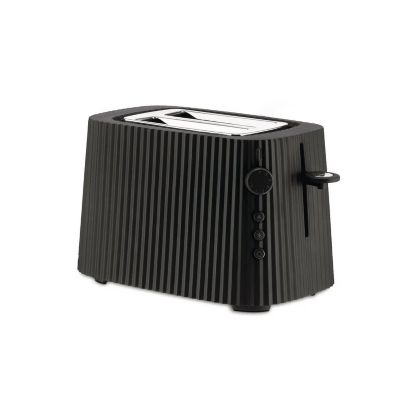 ALS2106542 Alessi Plisse Toaster - Color: Black - MDL08B/USA sku ALS2106542