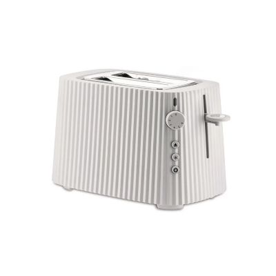 Alessi Plisse Toaster - Color: White - MDL08W/USA