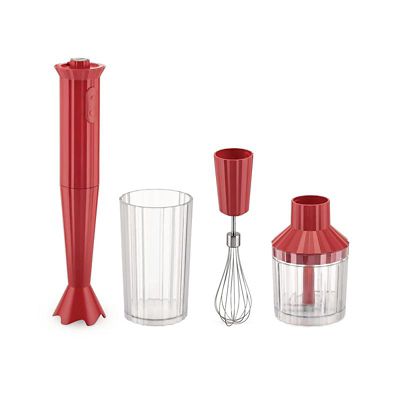 Alessi Plisse Hand Blender - Color: Red - MDL10SR/US