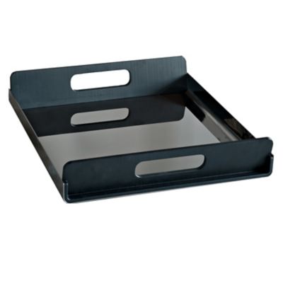 Alessi Vassily Rectangular Tray - Color: Black - GIA01/45