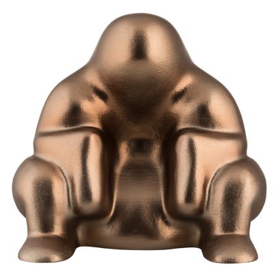 ALS2293032 Alessi Dede Doorstop - Color: Brown - PS18 BM sku ALS2293032