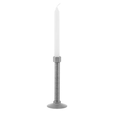 Alessi Virgil Abloh Candlestick Holder - Color: Silver - VA03