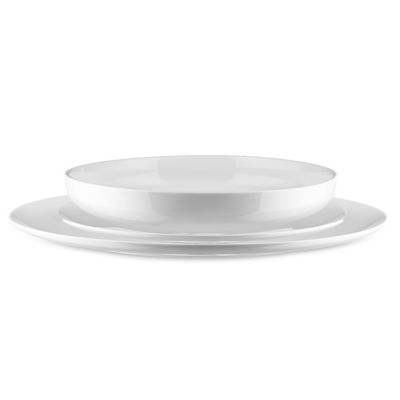 Alessi Itsumo 12 Piece Dinnerware Set - Color: White - NF07S12