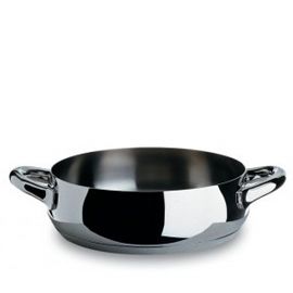 Alessi Mami Low Casserole with Handles - Size: Large 10.6-In. Dia, 10.6 qt.