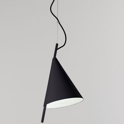 FOC Lighting Cone Mini Pendant Light - Color: Black - Size: 1 light - AL-60