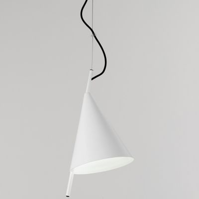 FOC Lighting Cone Mini Pendant Light - Color: White - Size: 1 light - AL-60