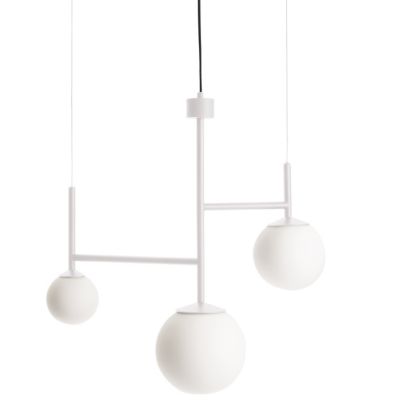 FOC Lighting Moon 3-Light Pendant Light - Color: White - Size: 3 light - AL