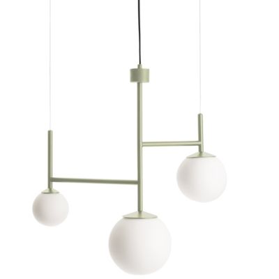 FOC Lighting Moon 3-Light Pendant Light - Color: White - Size: 3 light - AL