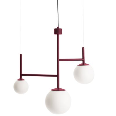 FOC Lighting Moon 3-Light Pendant Light - Color: White - Size: 3 light - AL