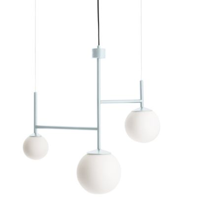 FOC Lighting Moon 3-Light Pendant Light - Color: White - Size: 3 light - AL