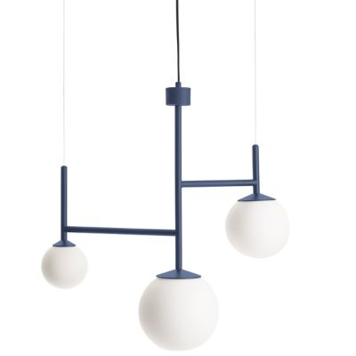 FOC Lighting Moon 3-Light Pendant Light - Color: White - Size: 3 light - AL