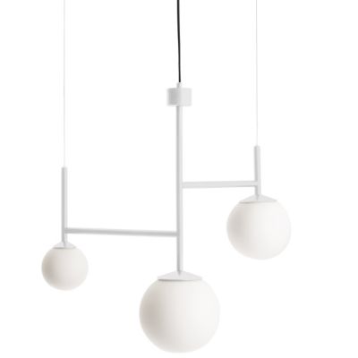 FOC Lighting Moon 3-Light Pendant Light - Color: White - Size: 3 light - AL