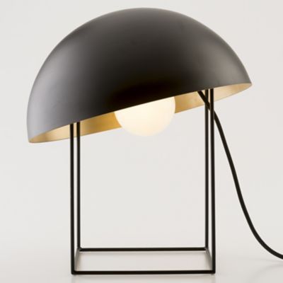 FOC Lighting Coco Table Lamp - Color: Black - Size: Medium - AL-61060-BK-GD