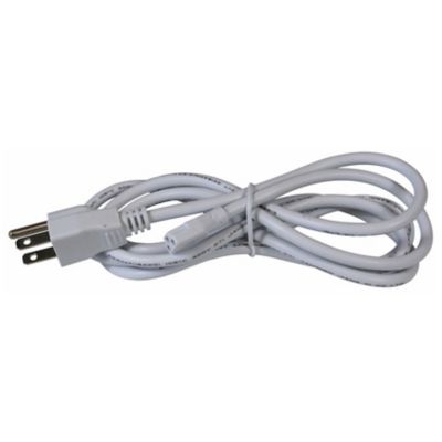 American Lighting LED 3-Complete AC Power Cord - Color: White - ALC-PC6-WH