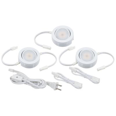 American Lighting MVP 3-Puck Kit - Color: White - MVP-3-WH