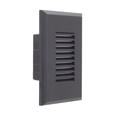 American Lighting SGL4 LED Louver Step Light - Color: Black - SGL4-120-30-V