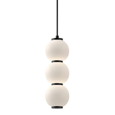 Alora Mood Bijou LED Pendant Light - Color: White - PD530313MBOP