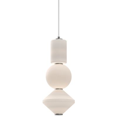 Alora Mood Bijou LED Abstract Pendant Light - Color: White - PD530341BNOP