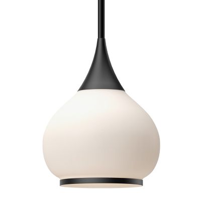 Alora Mood Hazel Pendant Light in White, Size: Medium
