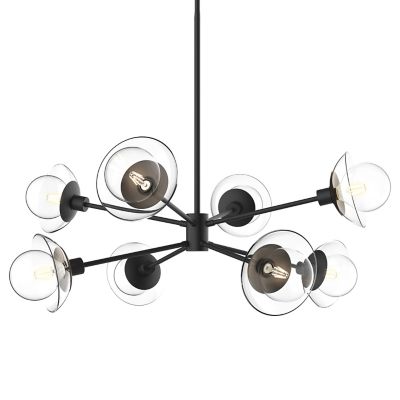 Alora Mood Francesca Chandelier in Clear, Size: 8 light