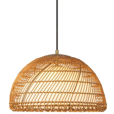 Alora Mood Bondi Dome Pendant Light - Color: Brown - Size: 1 light - PD6314